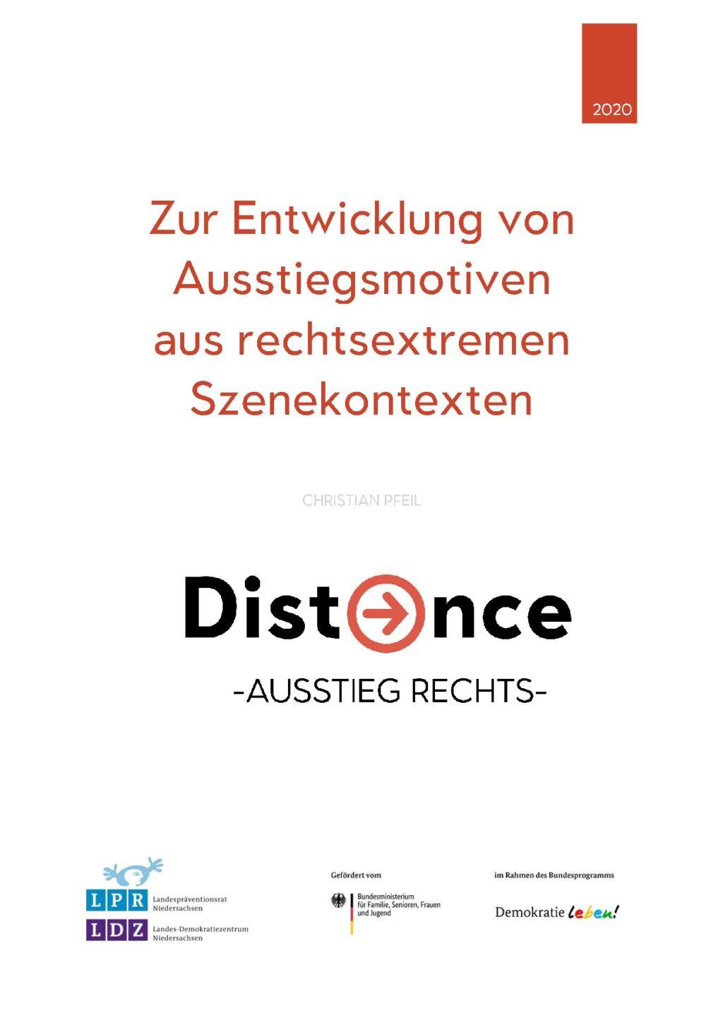 Cover von Zur Entwicklung von Ausstiegsmotiven aus rechtsextremen Szenekontexten