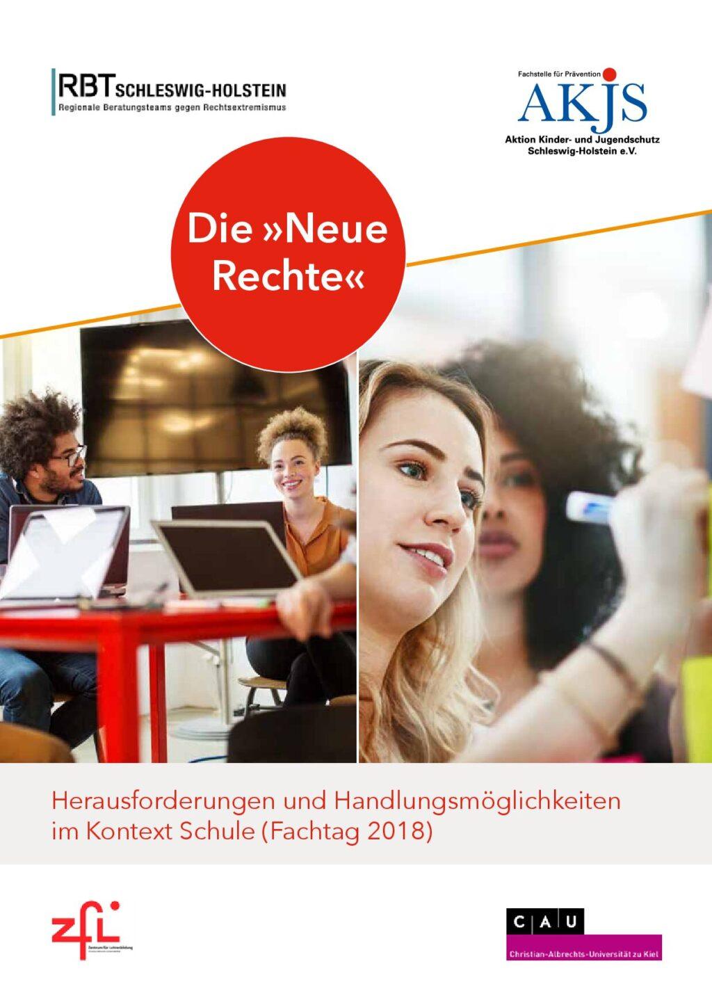 Cover von Die "Neue Rechte". Herausforderungen und Handlungsmöglichkeiten im Kontext Schule (Fachtag 2018)