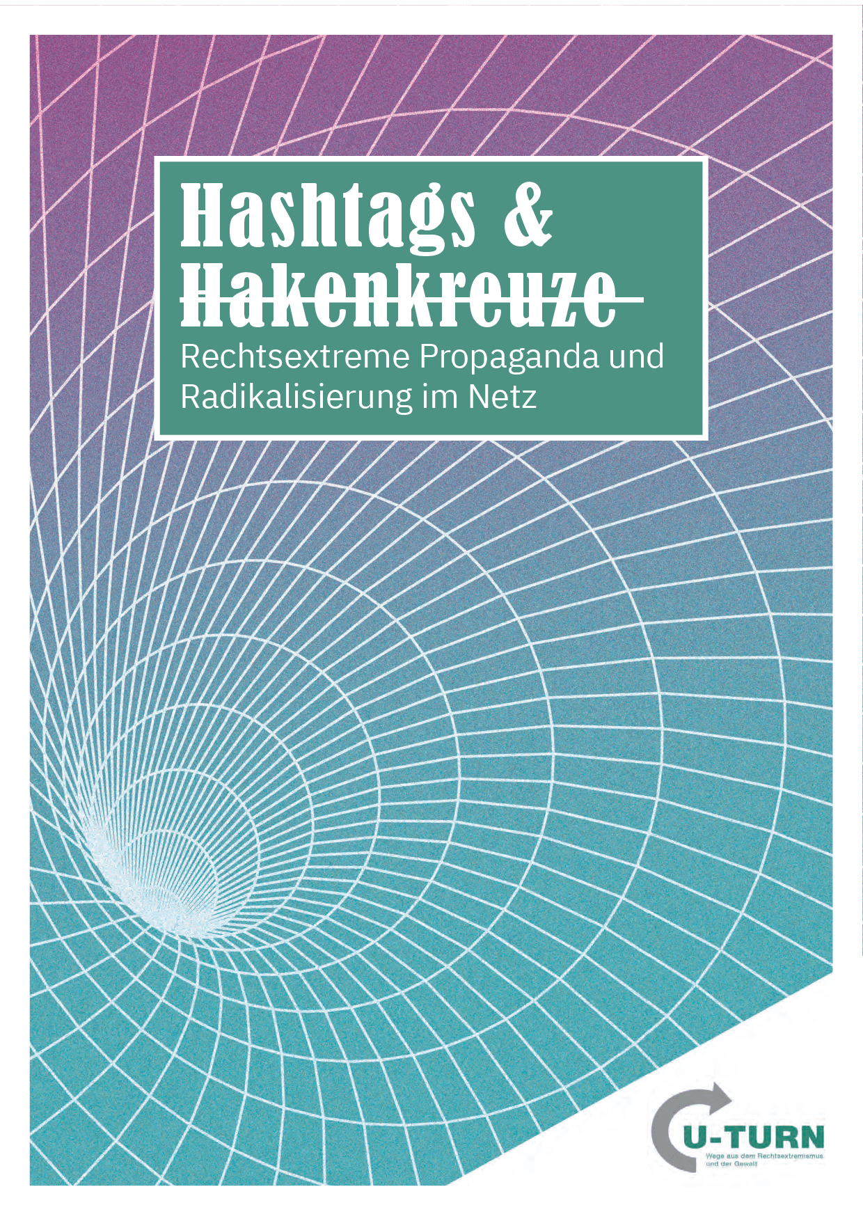 Cover von Hashtags & Hakenkreuze. Rechtsextreme Propaganda und Radikalisierung im Netz