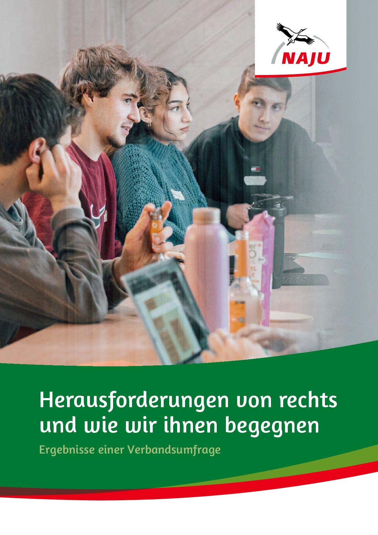 Cover von Herausforderungen von rechts und wie wir ihnen begegnen. Ergebnisse einer Verbandsumfrage
