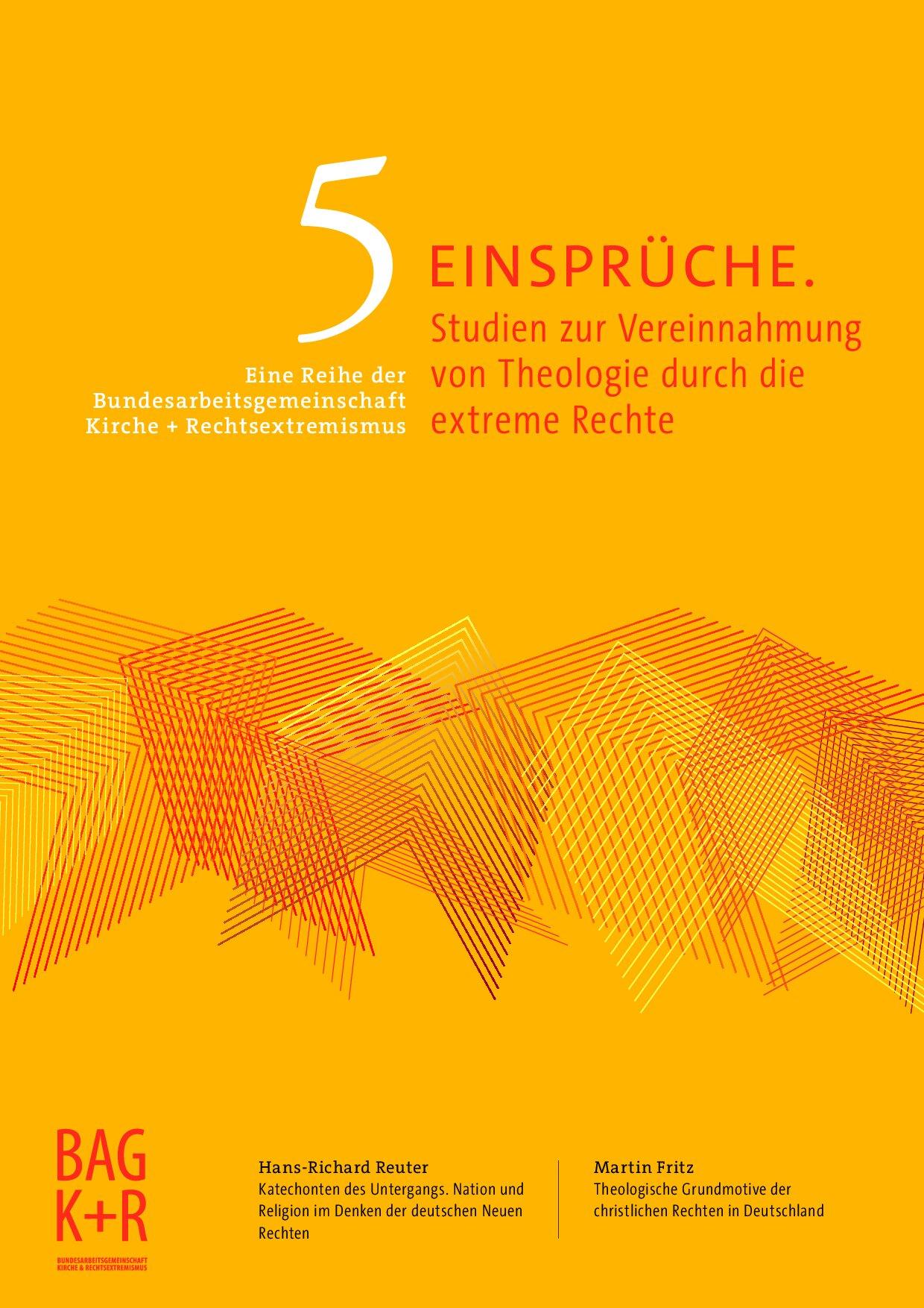 Cover von EINSPRÜCHE 5. Studien zur Vereinnahmung von Theologie durch die extreme Rechte