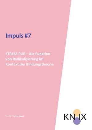 Cover von Impuls #7 STRESS PUR – die Funktion von Radikalisierung im Kontext der Bindungstheorie