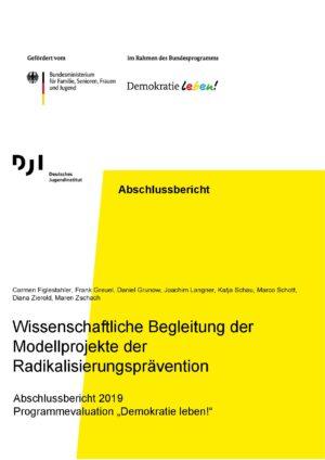 Cover von Wissenschaftliche Begleitung der Modellprojekte der Radikalisierungsprävention. Abschlussbericht 2019. Programmevaluation "Demokratie leben!"