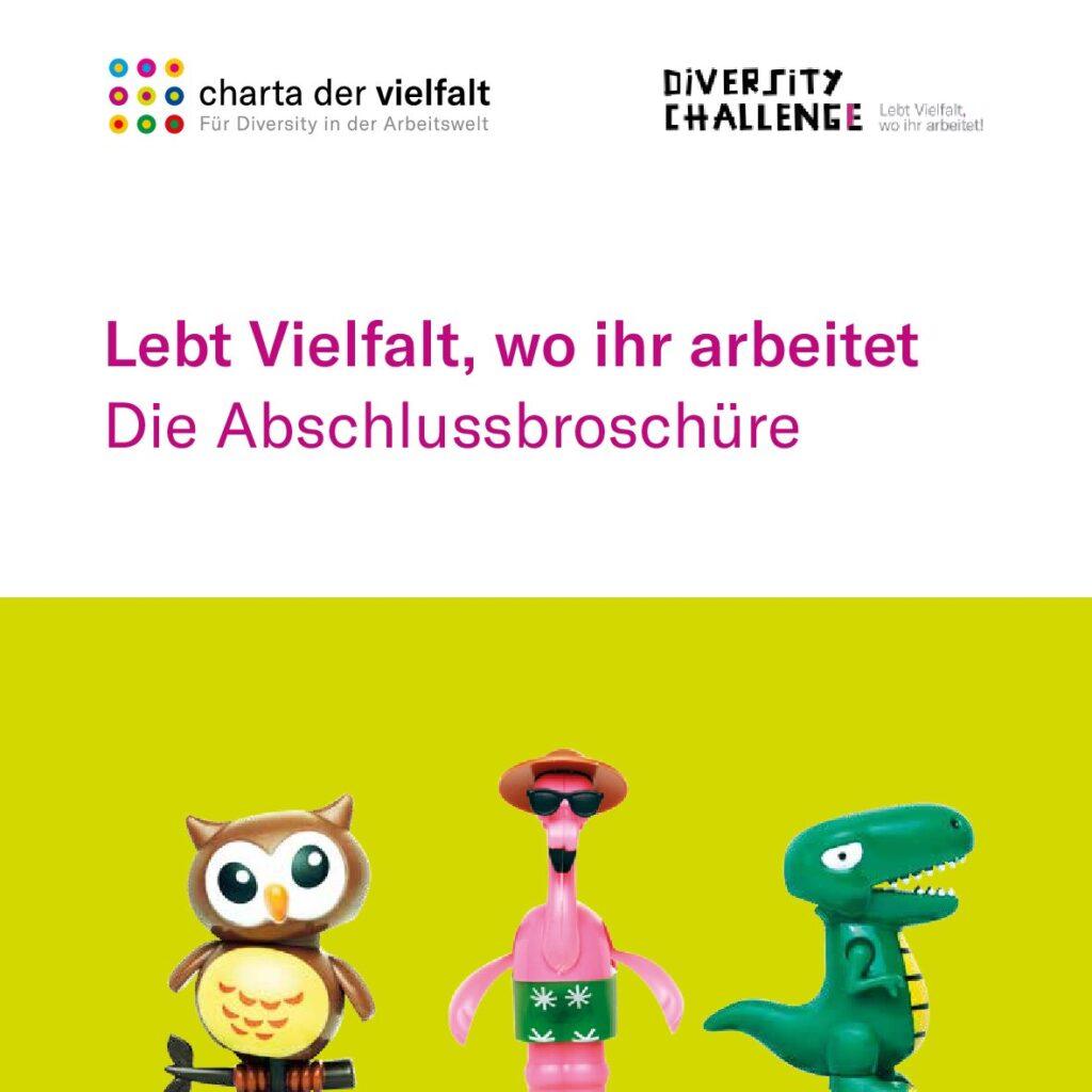 Cover von Lebt Vielfalt, wo ihr arbeitet. Die Abschlussbroschüre
