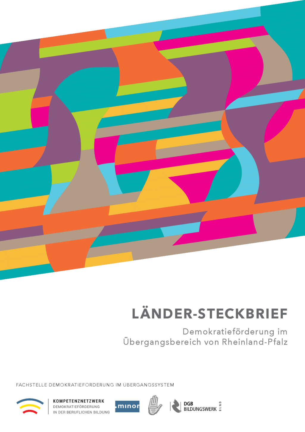 Cover von Länder-Steckbrief. Demokratieförderung im Übergangsbereich von Rheinland-Pfalz