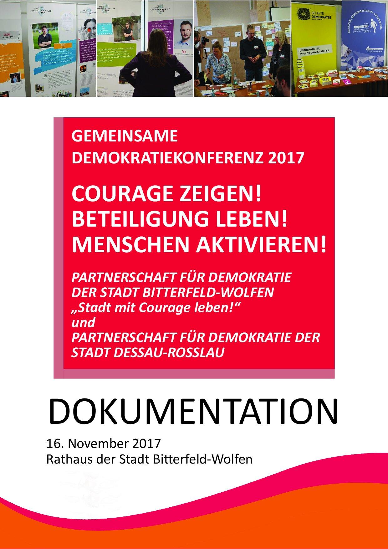 Cover von Gemeinsame Demokratiekonferenz 2018. Motivieren. Diskutieren. Vernetzen