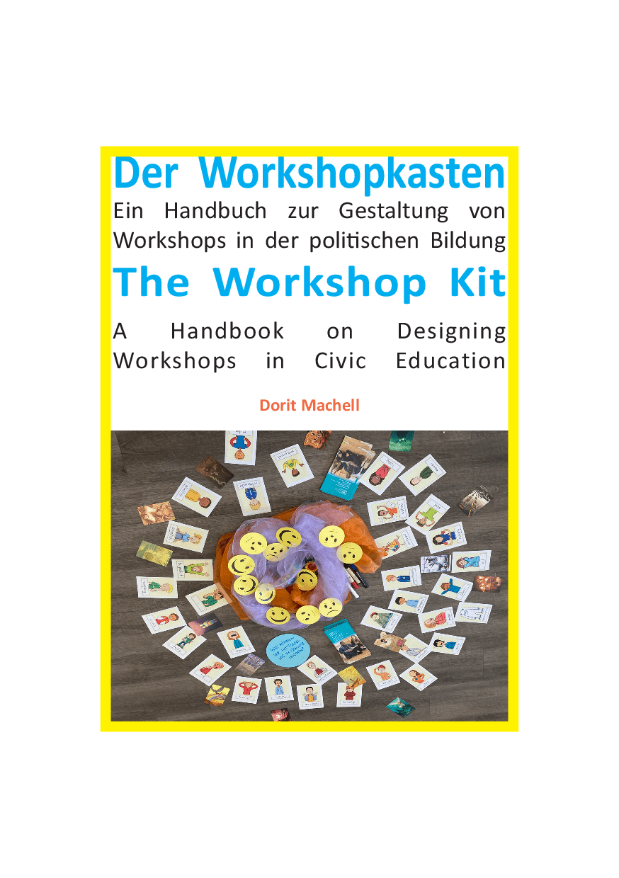 Cover von Der Workshopkasten. Ein Handbuch zur Gestaltung von Workshops in der politischen Bildung / The Workshop Kit. A Handbook on Designing Workshops in Civic Education