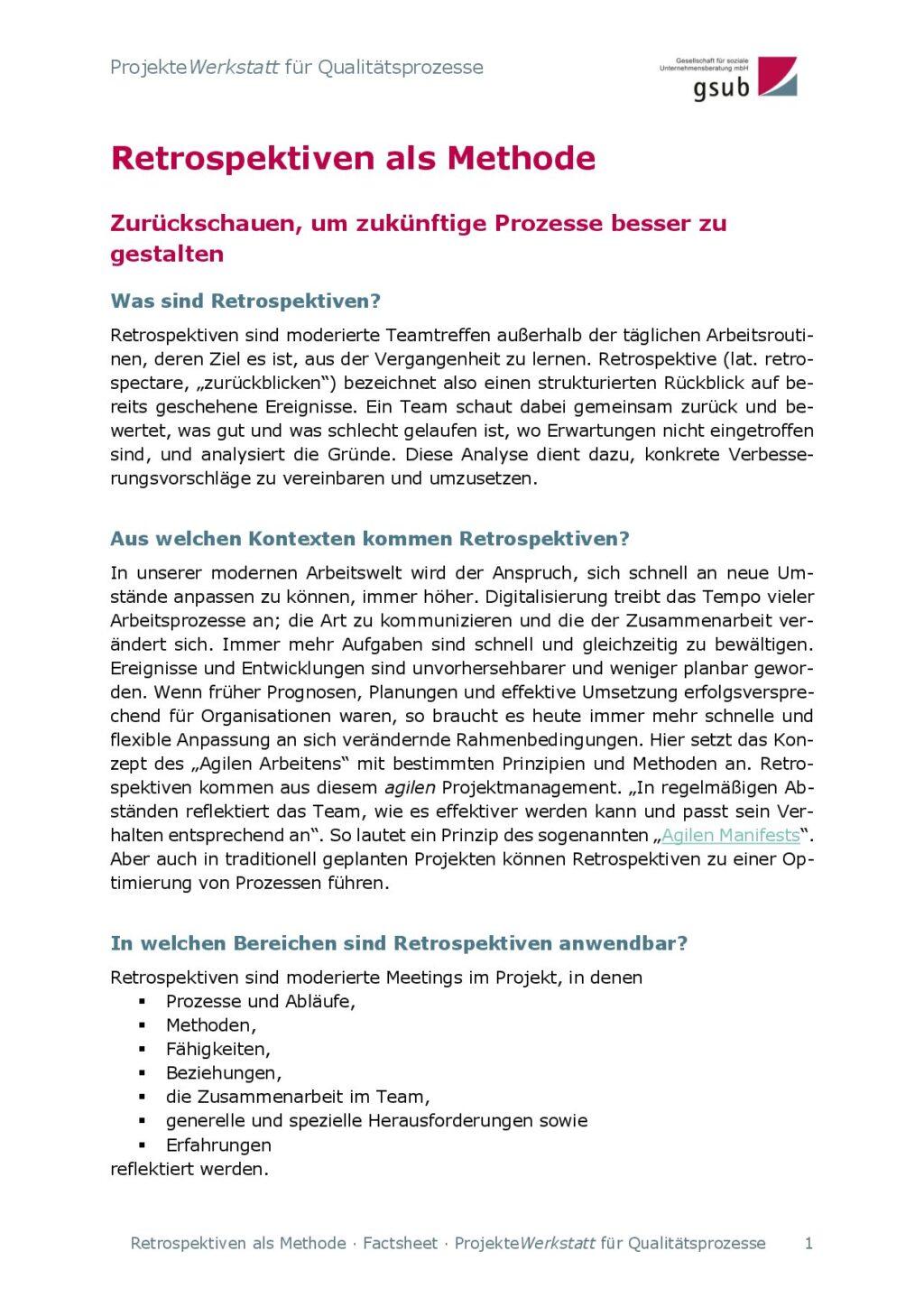 Cover von Retrospektiven als Methode. Zurückschauen, um zukünftige Prozesse besser zu gestalten