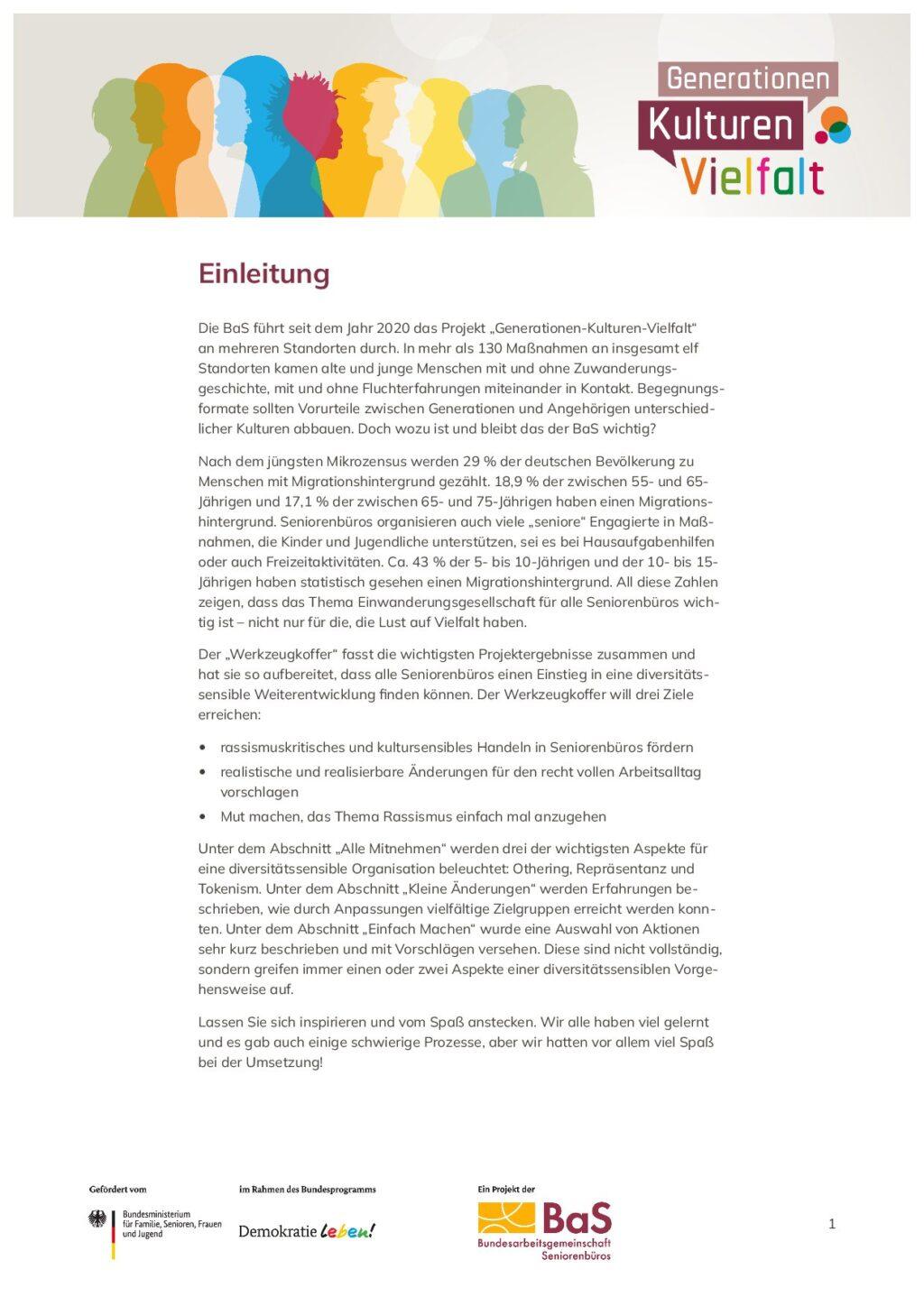 Cover von Werkzeugkoffer – Generationen-Kulturen-Vielfalt