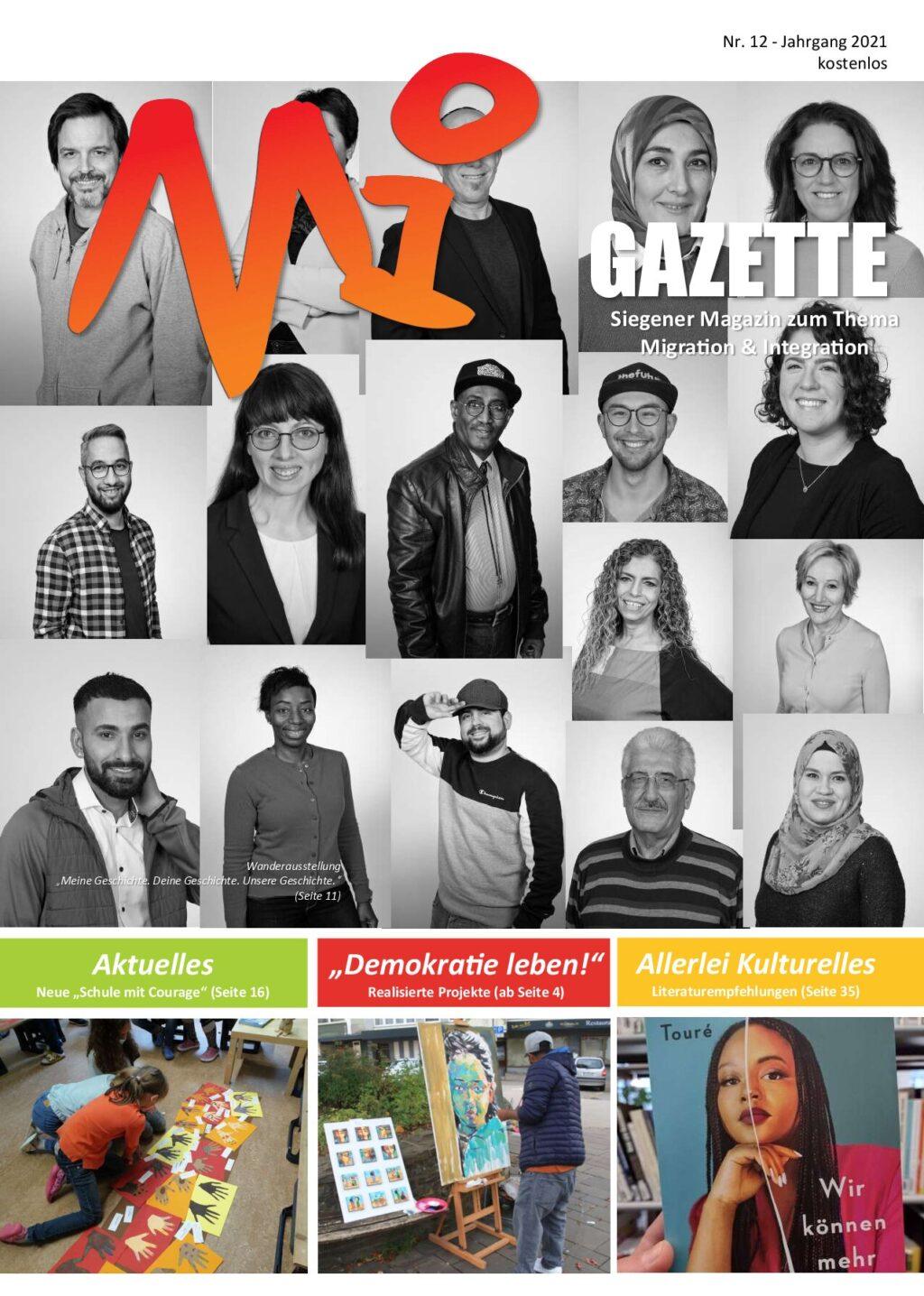 Cover von Migazette Nr. 12 Siegener Magazin zum Thema Migration & Integration