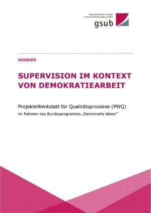 Cover von DOSSIER: Supervision im Kontext von Demokratiearbeit