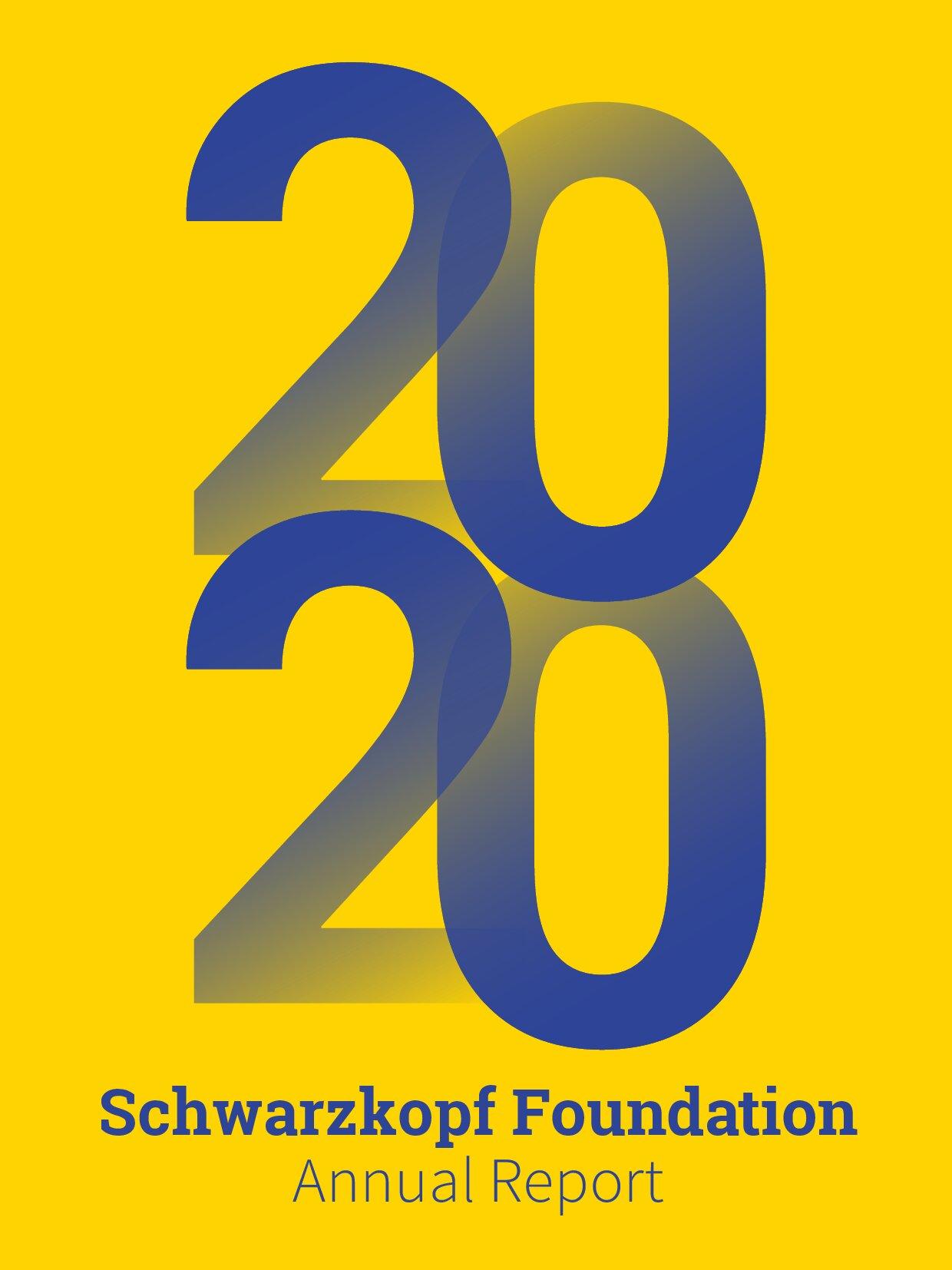 Cover von Jahresbericht der Schwarzkopf-Stiftung 2020