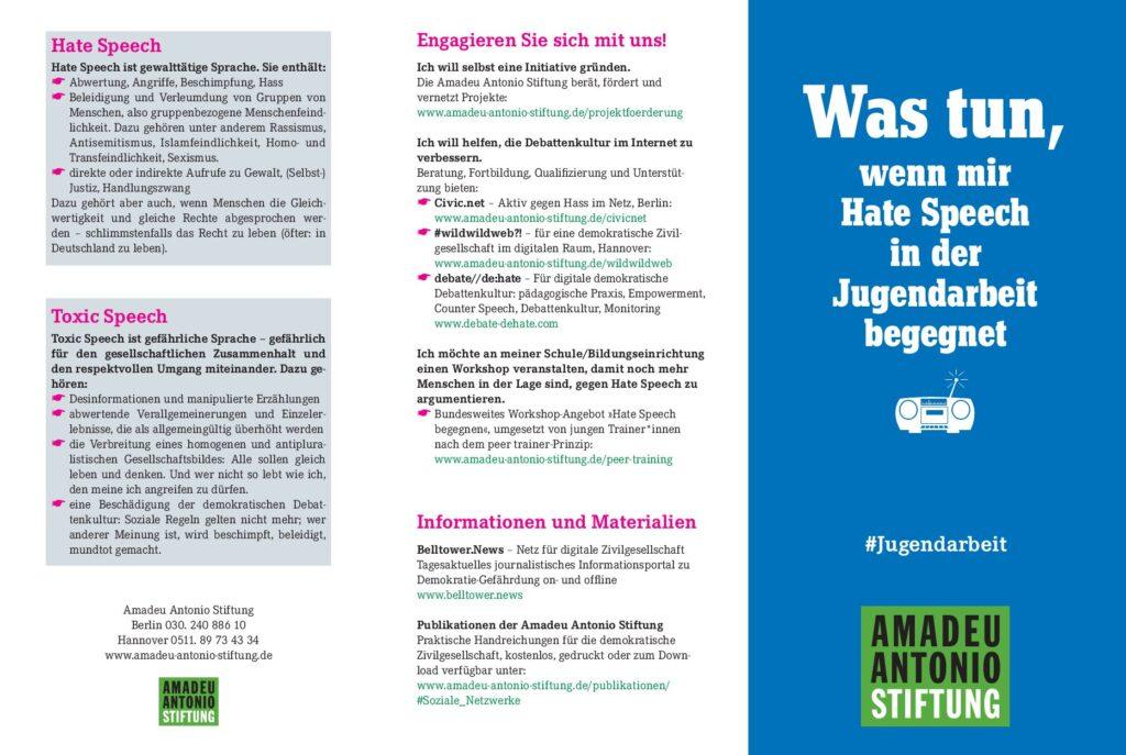 Cover von Was tun, wenn mir Hate Speech in der Jugendarbeit begegnet?
