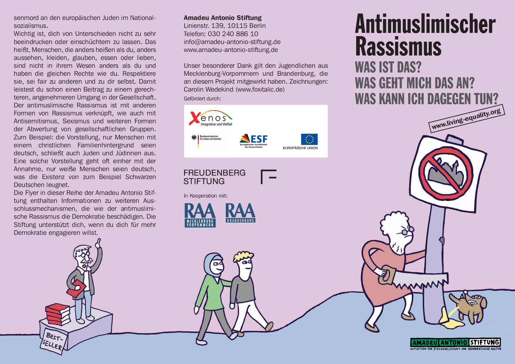 Cover von Antimuslimischer Rassismus – Was ist das? Was geht mich das an? Was kann ich dagegen tun?