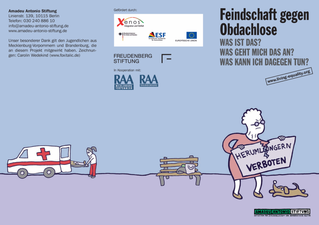 Cover von Feindschaft gegen Obdachlose – Was ist das? Was geht mich das an? Was kann ich dagegen tun?