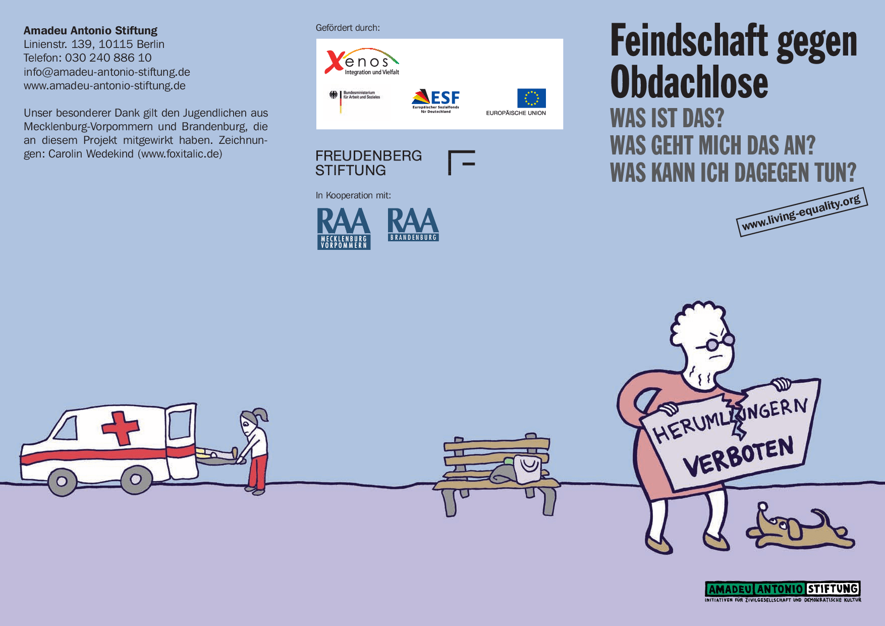 Cover von Feindschaft gegen Obdachlose – Was ist das? Was geht mich das an? Was kann ich dagegen tun?