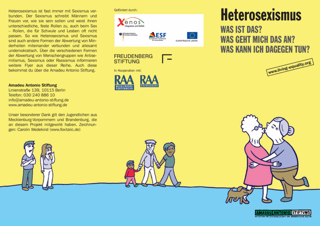 Cover von Heterosexismus – Was ist das? Was geht mich das an? Was kann ich dagegen tun?