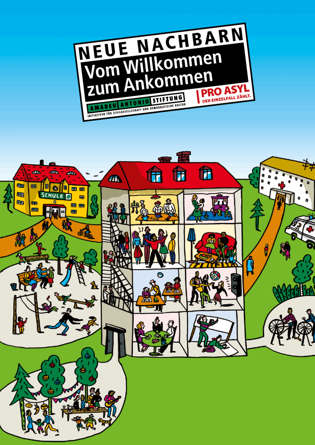 Cover von Neue Nachbarn. Vom Willkommen zum Ankommen