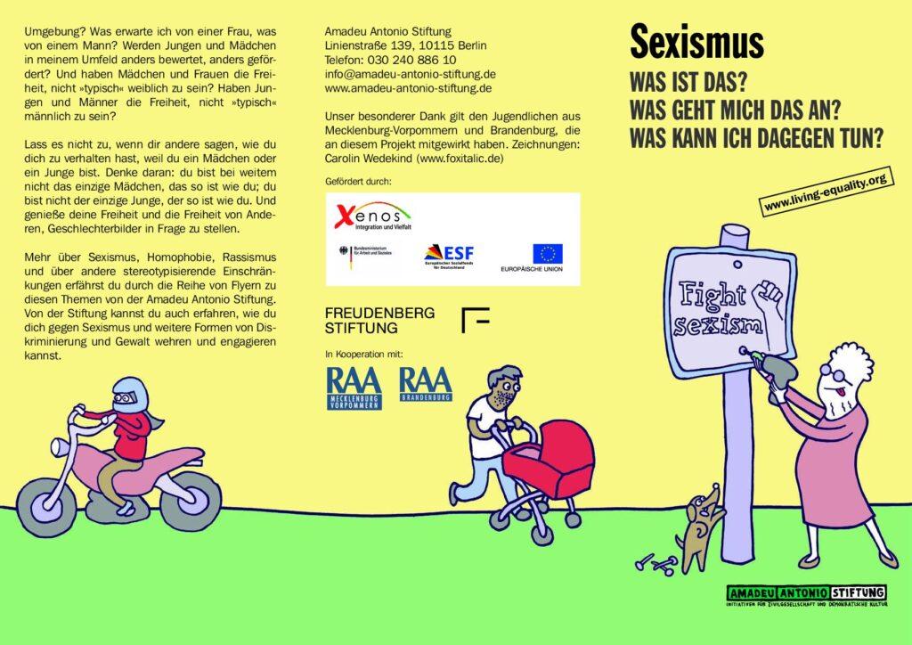 Cover von Sexismus Was ist das? Was geht mich das an? Was kann ich dagegen tun?