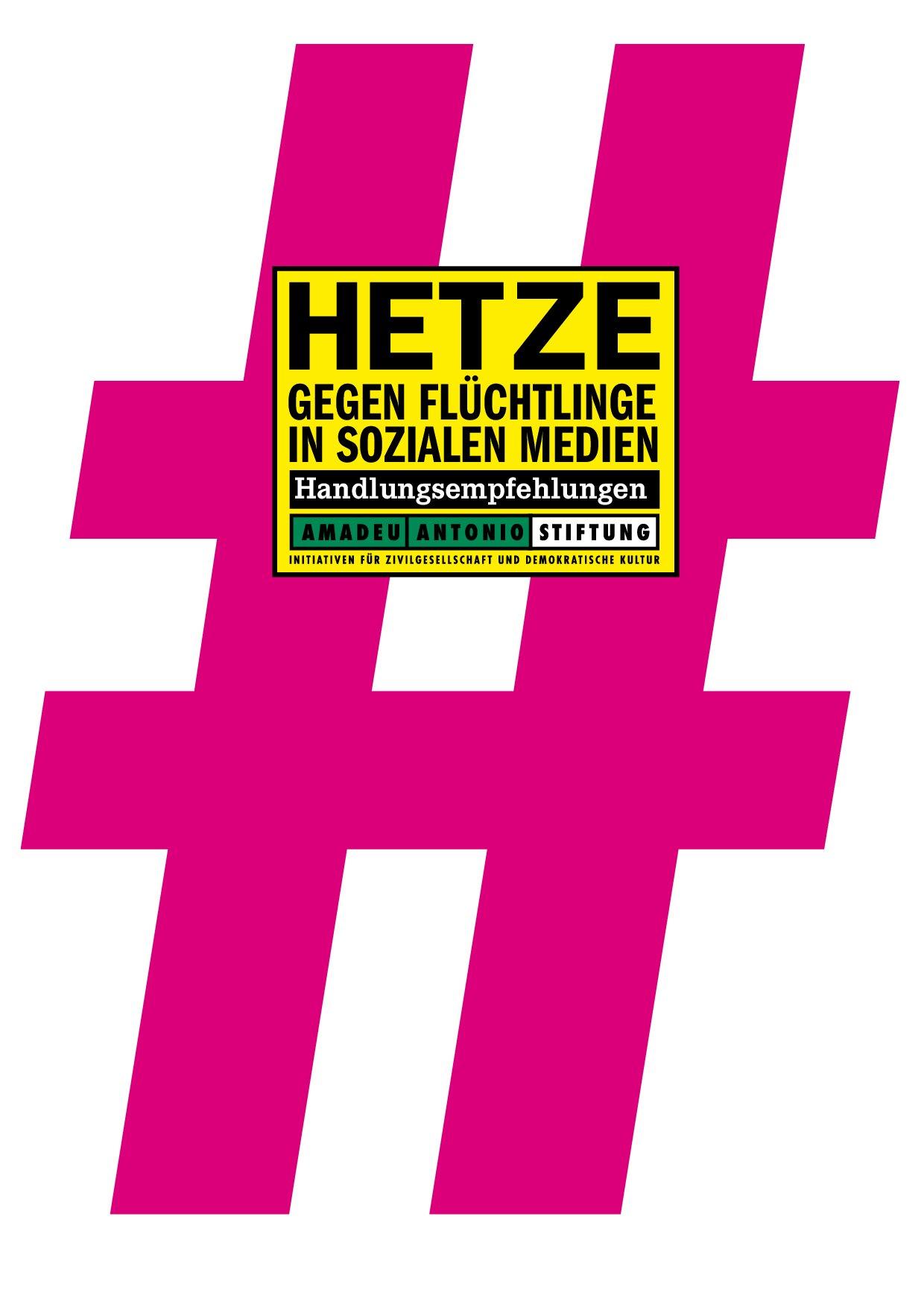 Cover von Hetze gegen Flüchtlinge in sozialen Medien. Handlungsempfehlungen