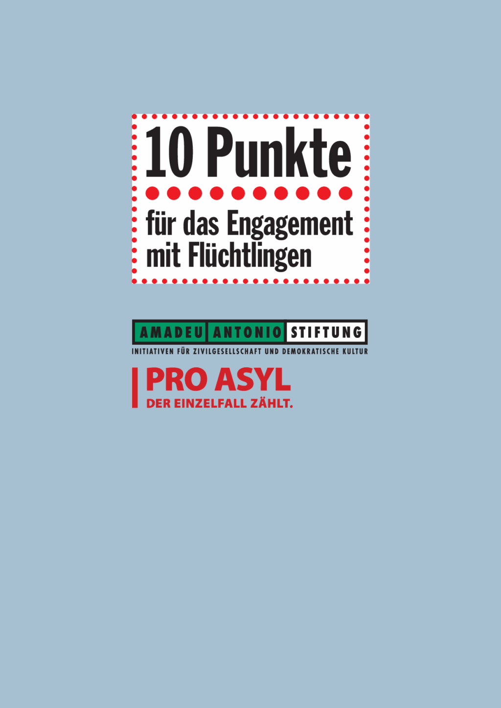 Cover von 10 Punkte für das Engagement mit Flüchtlingen