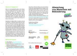 Cover von Abwertung von Menschen mit Behinderung