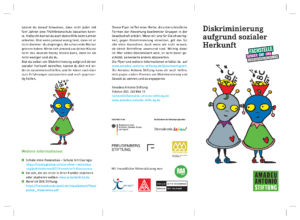 Cover von Diskriminierung aufgrund sozialer Herkunft