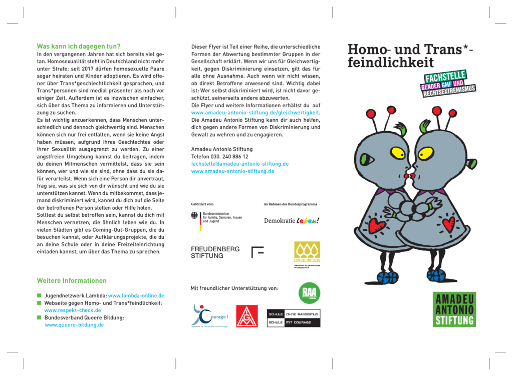 Cover von Homo und Trans*feindlichkeit