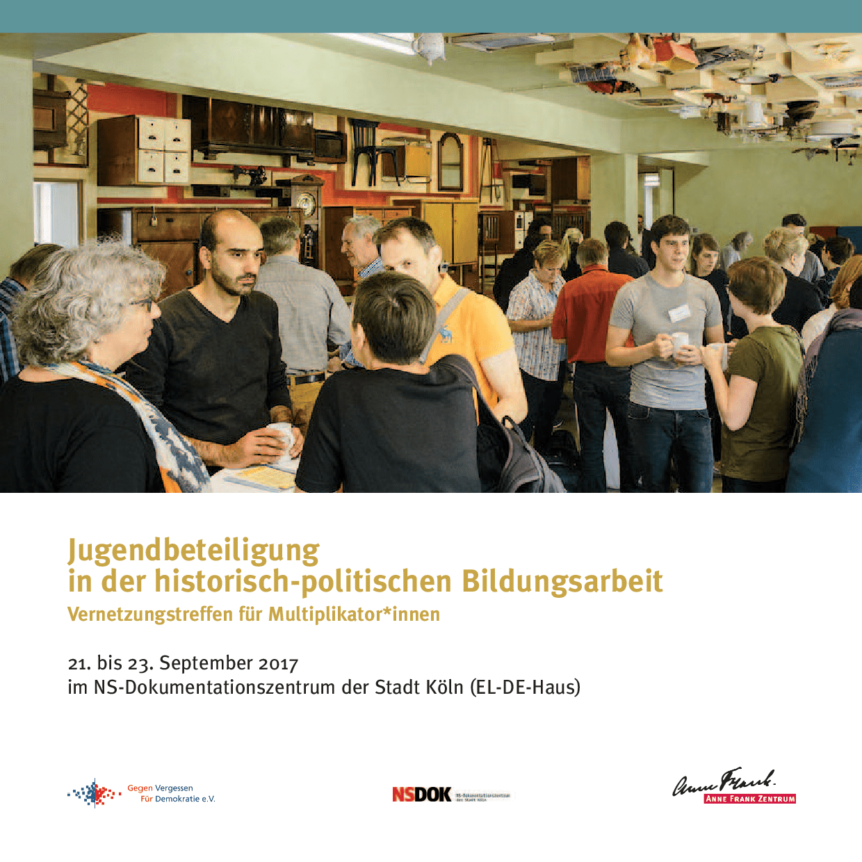 Cover von Jugendbeteiligung in der historisch-politischen Bildungsarbeit. Vernetzungstreffen für Multiplikator*innen