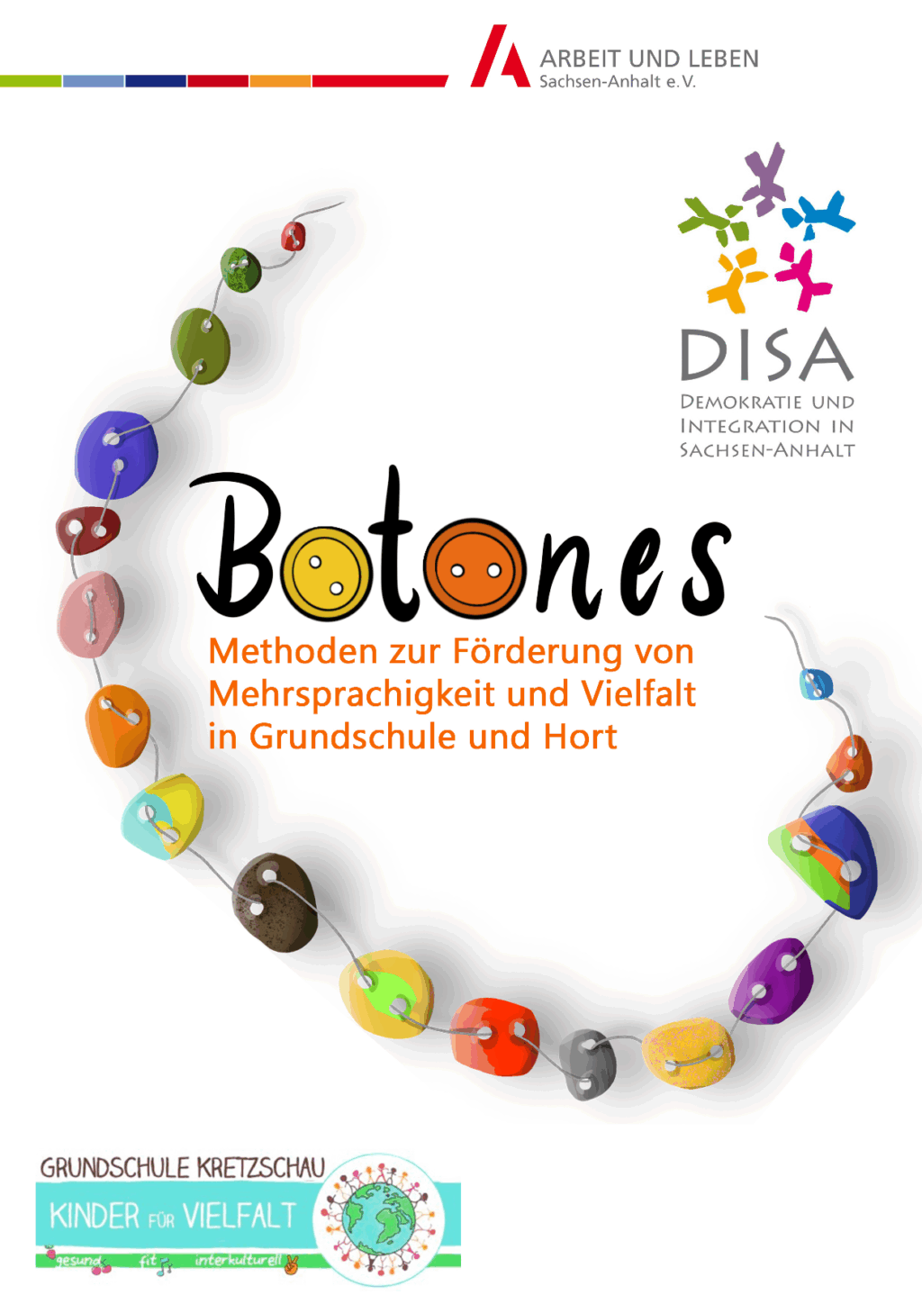 Cover von Botones. Methoden zur Förderung von Mehrsprachigkeit und Vielfalt in Grundschule und Hort