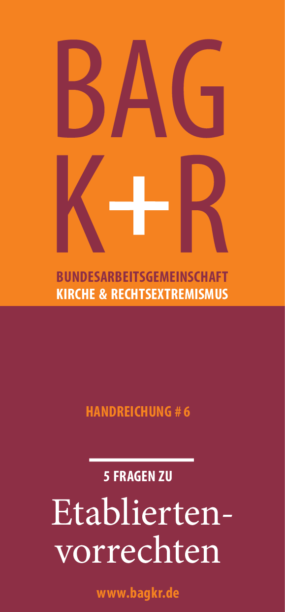 Cover von Handreichung #6 5 Fragen zu Etabliertenvorrechten