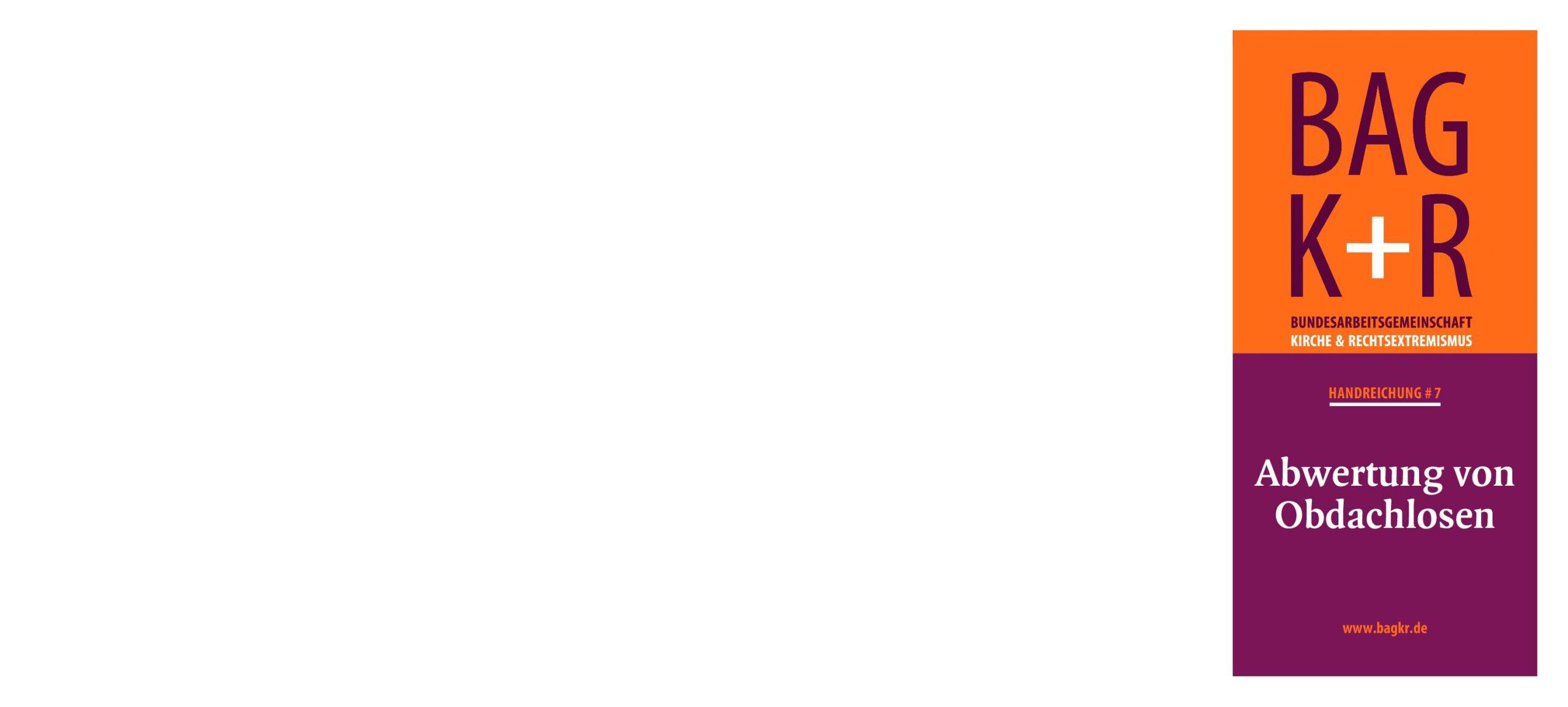 Cover von Handreichung #7 Abwertung von Obdachlosen