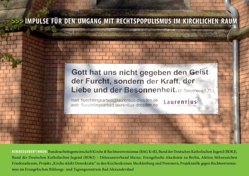 Cover von Impulse für den Umgang mit Rechtspopulismus im kirchlichen Raum