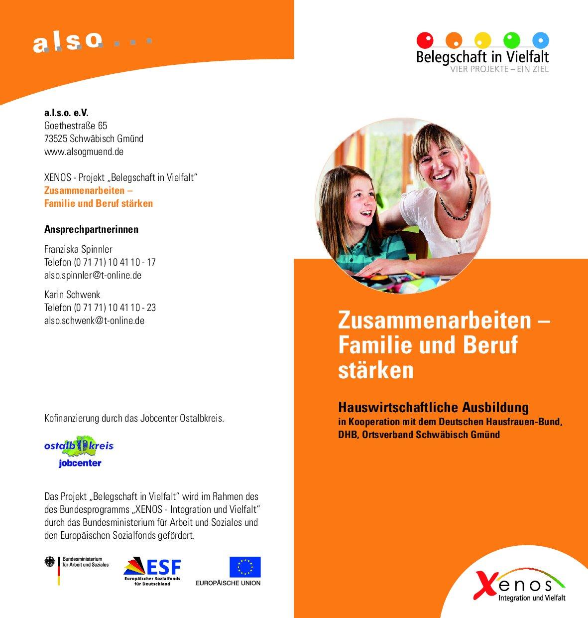 Cover von Belegschaft in Vielfalt. Flyerreihe