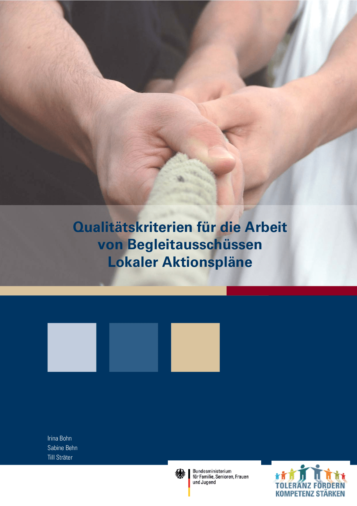 Cover von Qualitätskriterien für die Arbeit von Begleitausschüssen Lokaler Aktionspläne