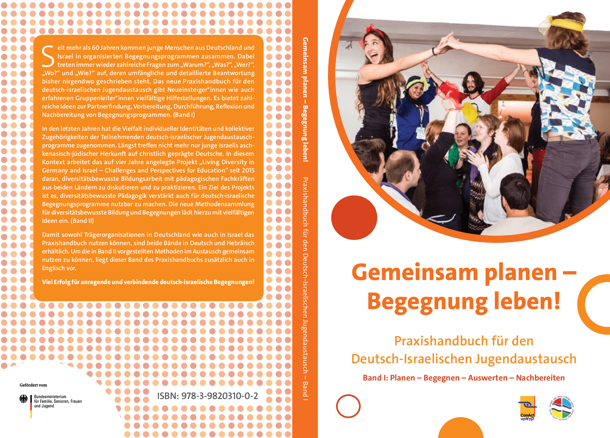 Cover von Gemeinsam planen – Begegnung leben! Praxishandbuch für den Deutsch-Israelischen Jugendaustausch. Band I: Planen – Begegnen – Auswerten – Nachbereiten