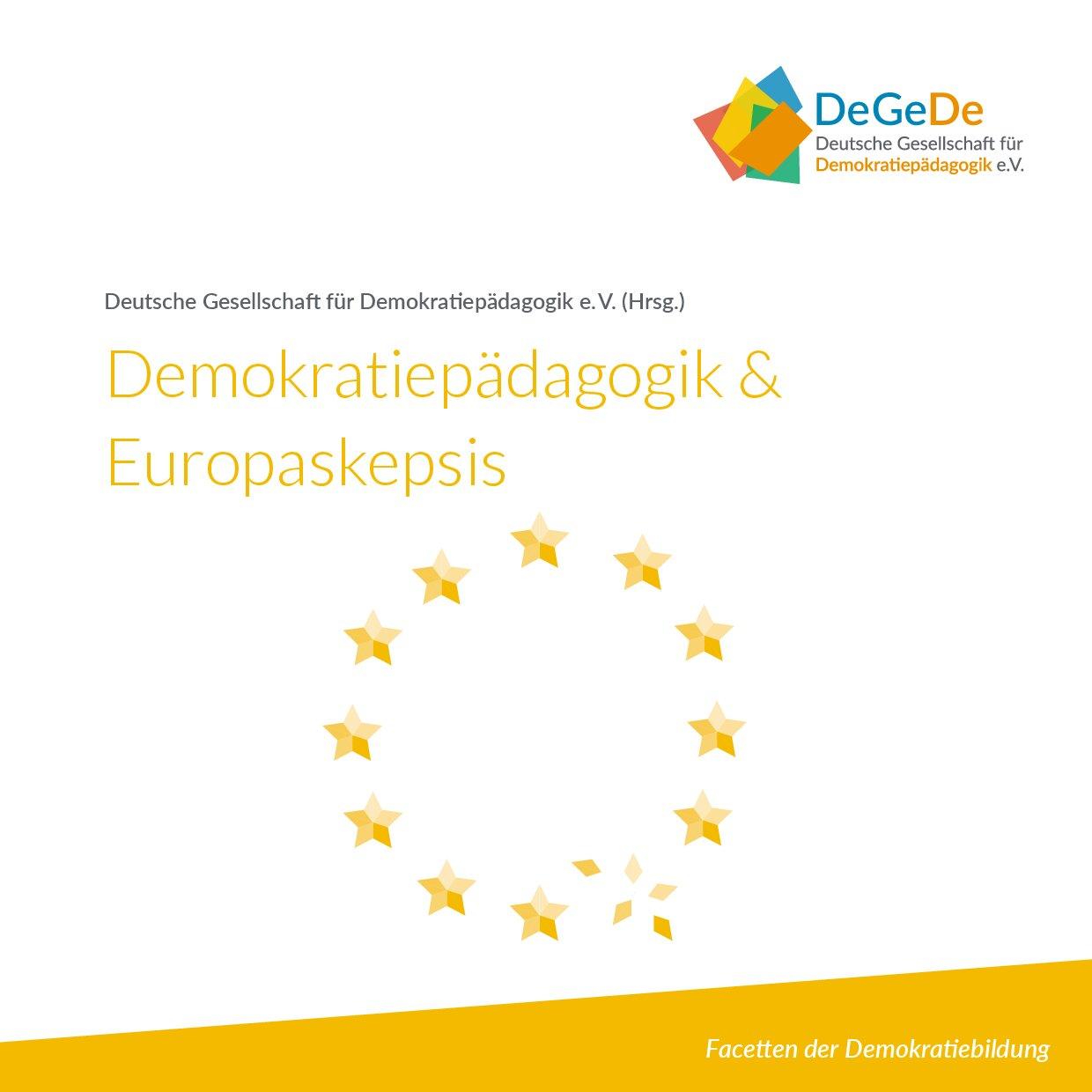 Cover von Demokratiepädagogik & Europaskepsis