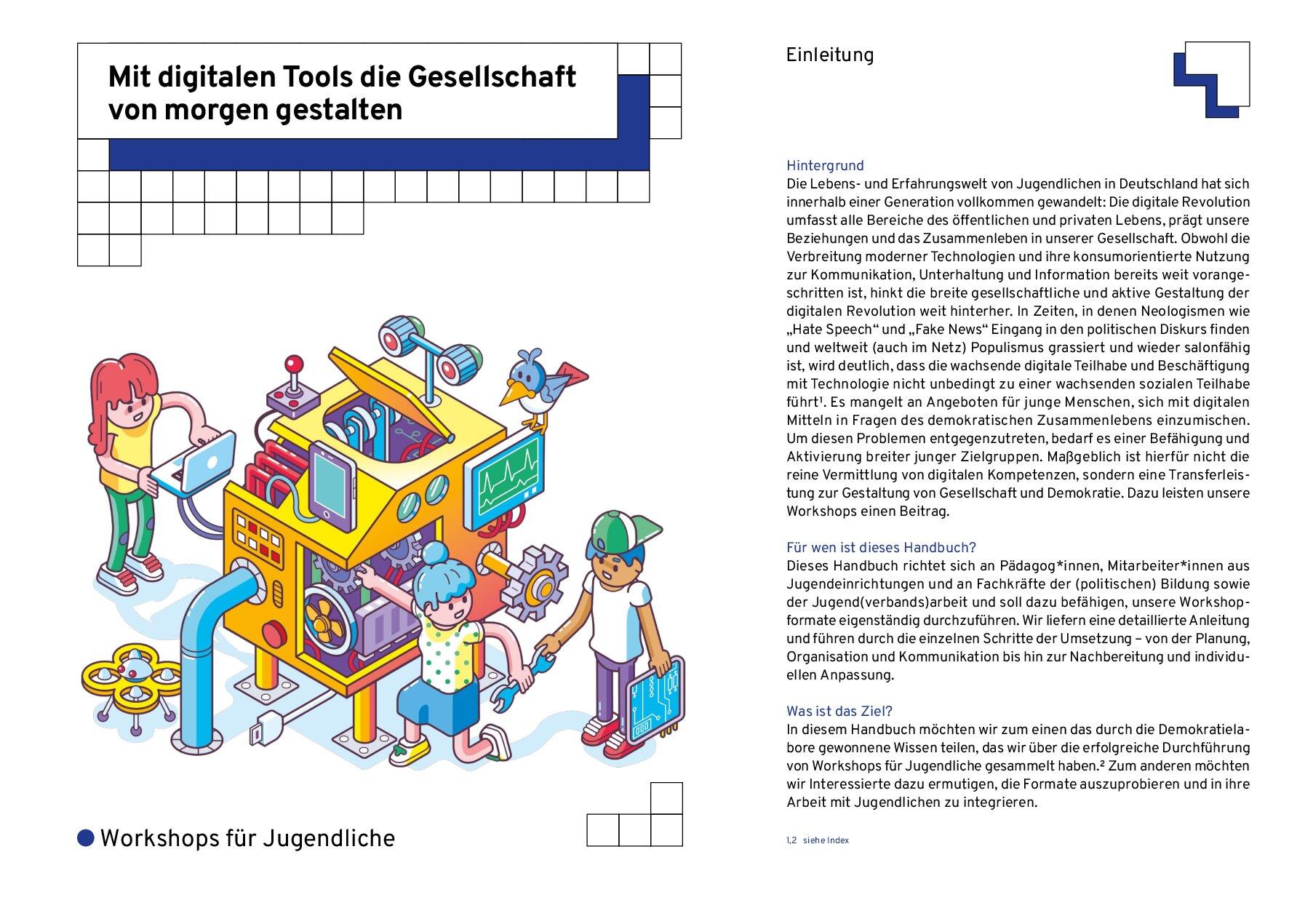 Cover von Mit digitalen Tools die Gesellschaft von morgen gestalten
