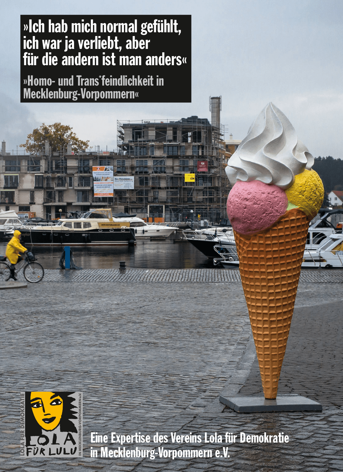 Cover von »Ich hab mich normal gefühlt, ich war ja verliebt, aber für die andern ist man anders« – »Homo- und Trans*feindlichkeit in Mecklenburg-Vorpommern«. Eine Expertise …