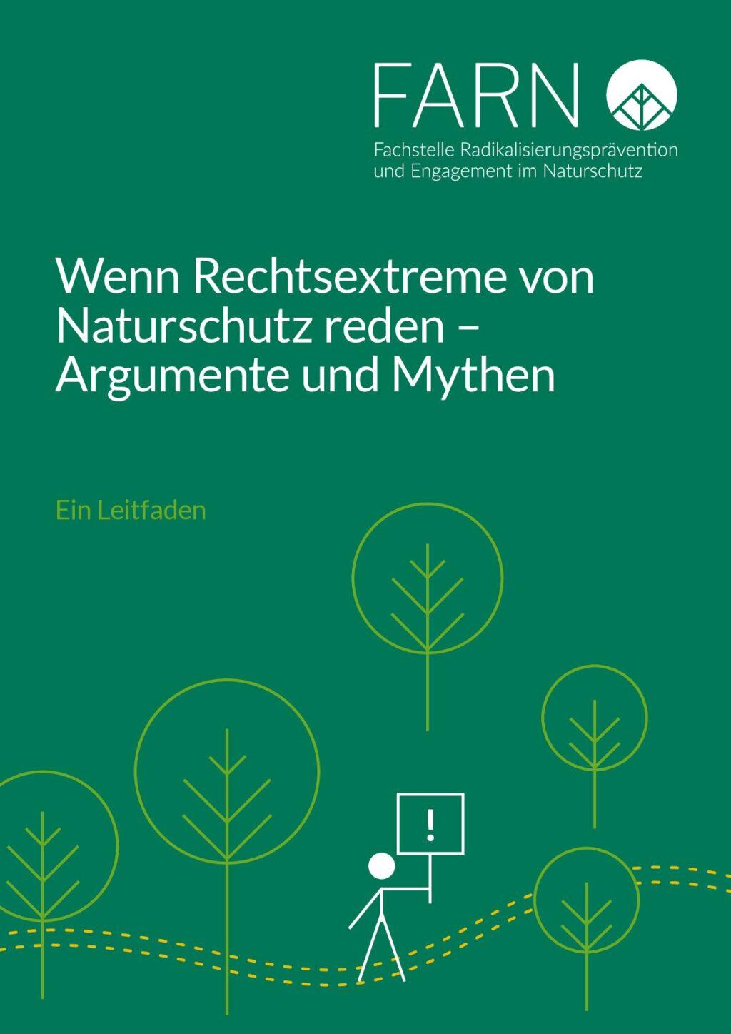 Cover von Wenn Rechtsextreme von Naturschutz reden – Argumente und Mythen. Ein Leitfaden