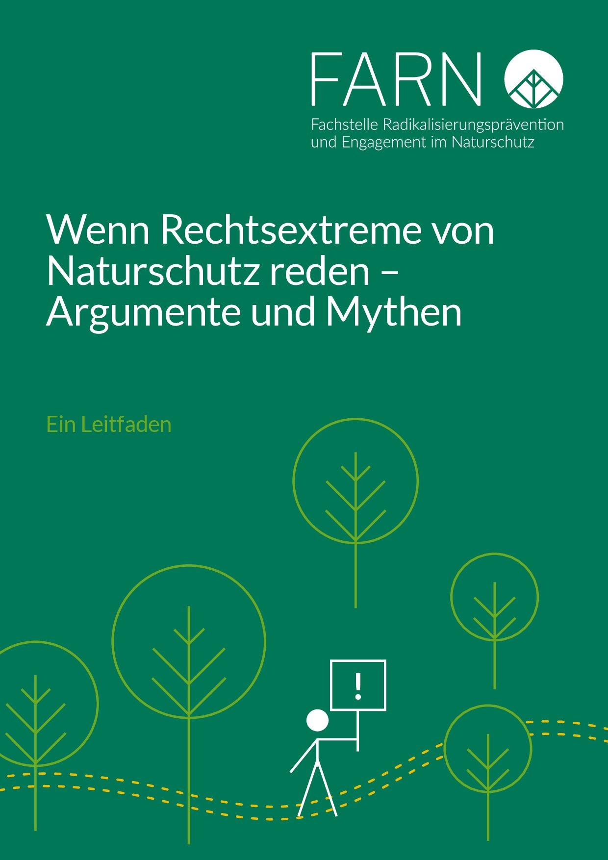 Cover von Wenn Rechtsextreme von Naturschutz reden – Argumente und Mythen. Ein Leitfaden