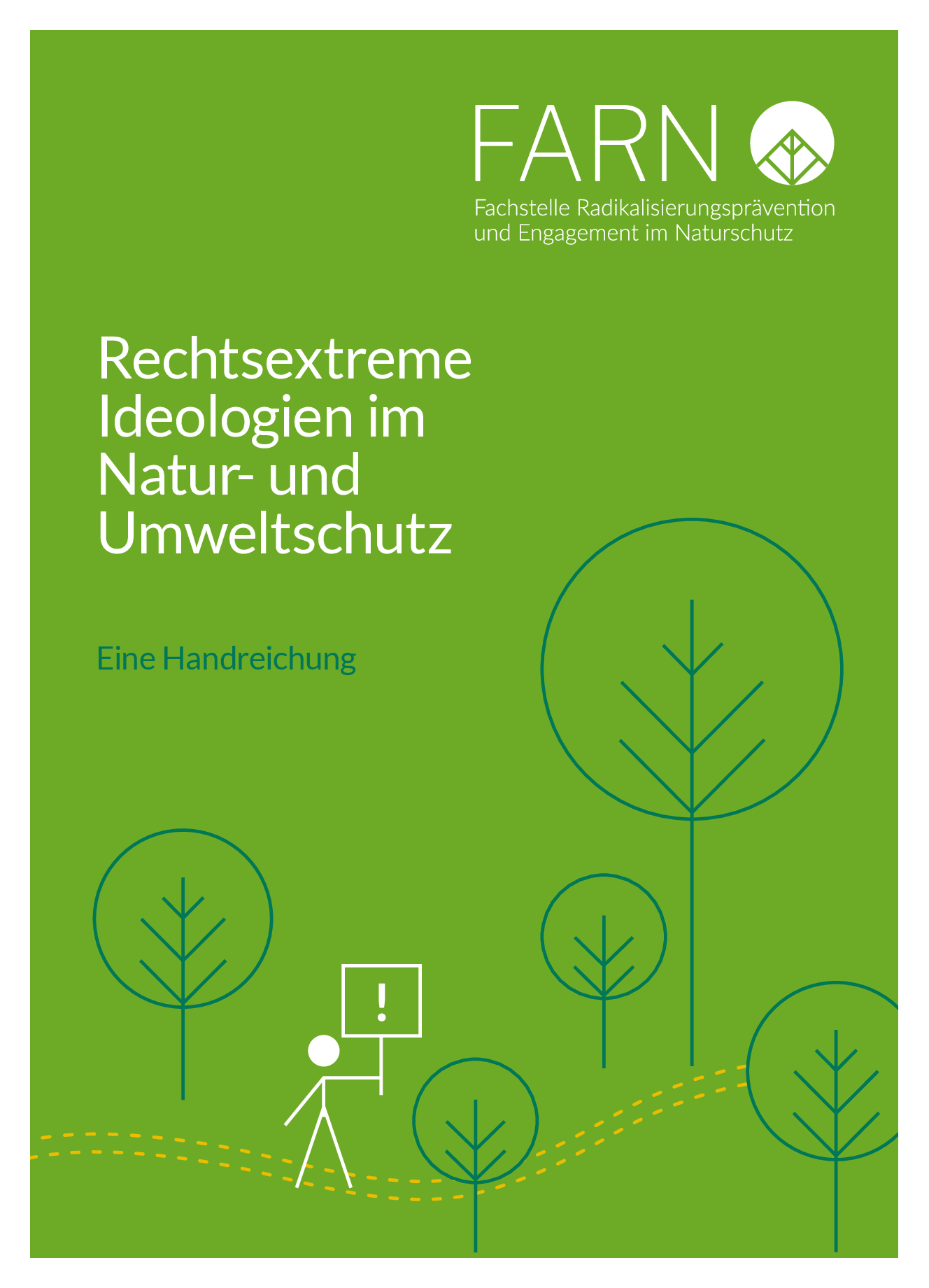 Cover von Rechtsextreme Ideologien im Natur- und Umweltschutz. Eine Handreichung