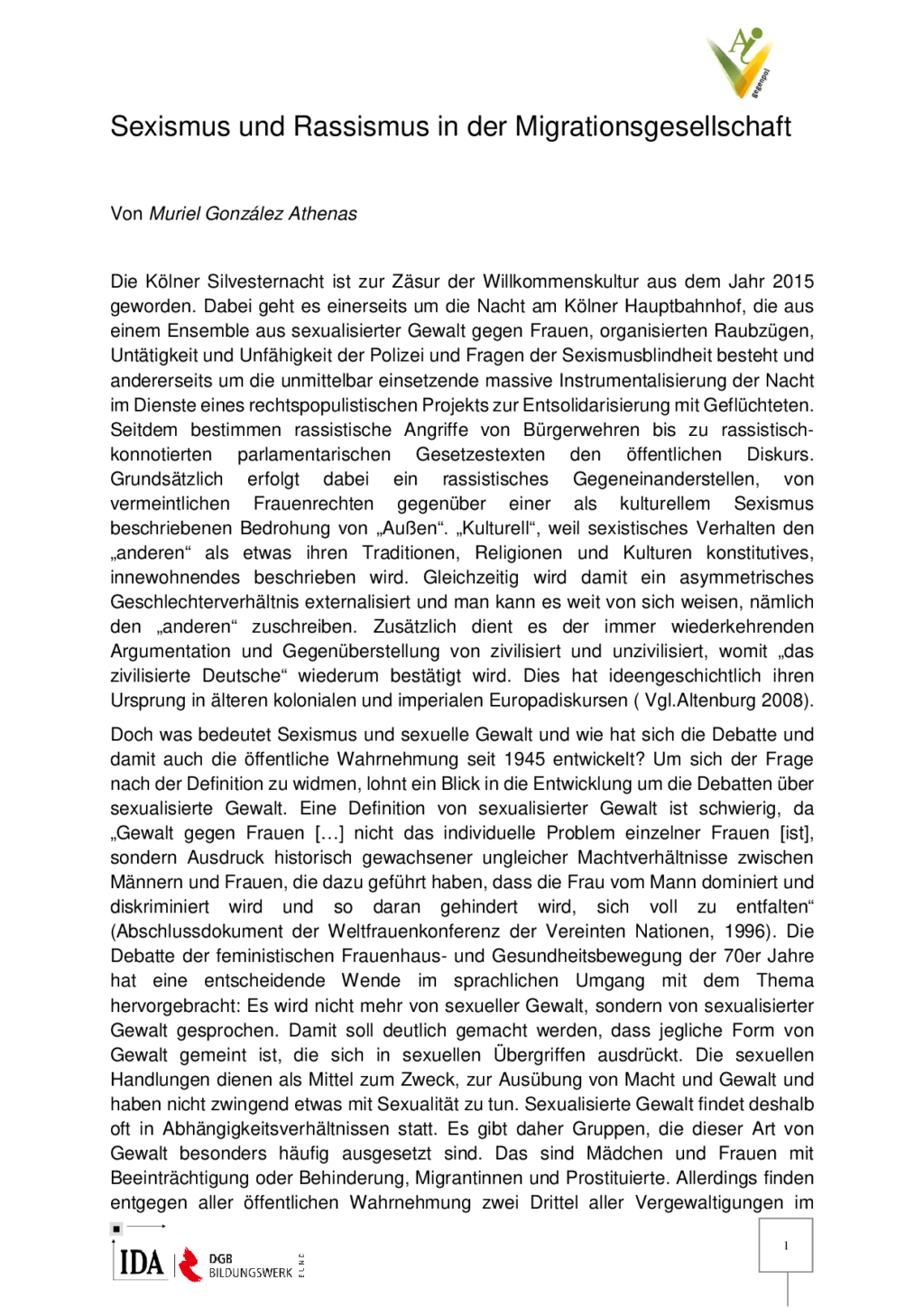 Cover von Sexismus und Rassismus in der Migrationsgesellschaft