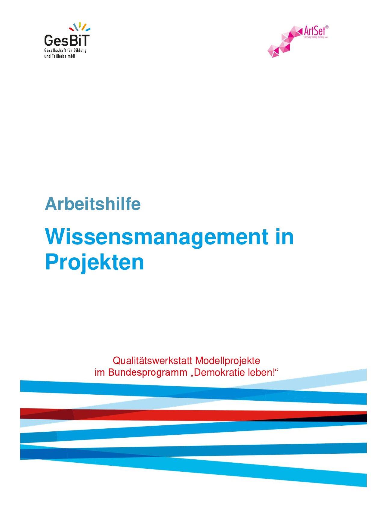 Cover von Wissensmanagement in Projekten