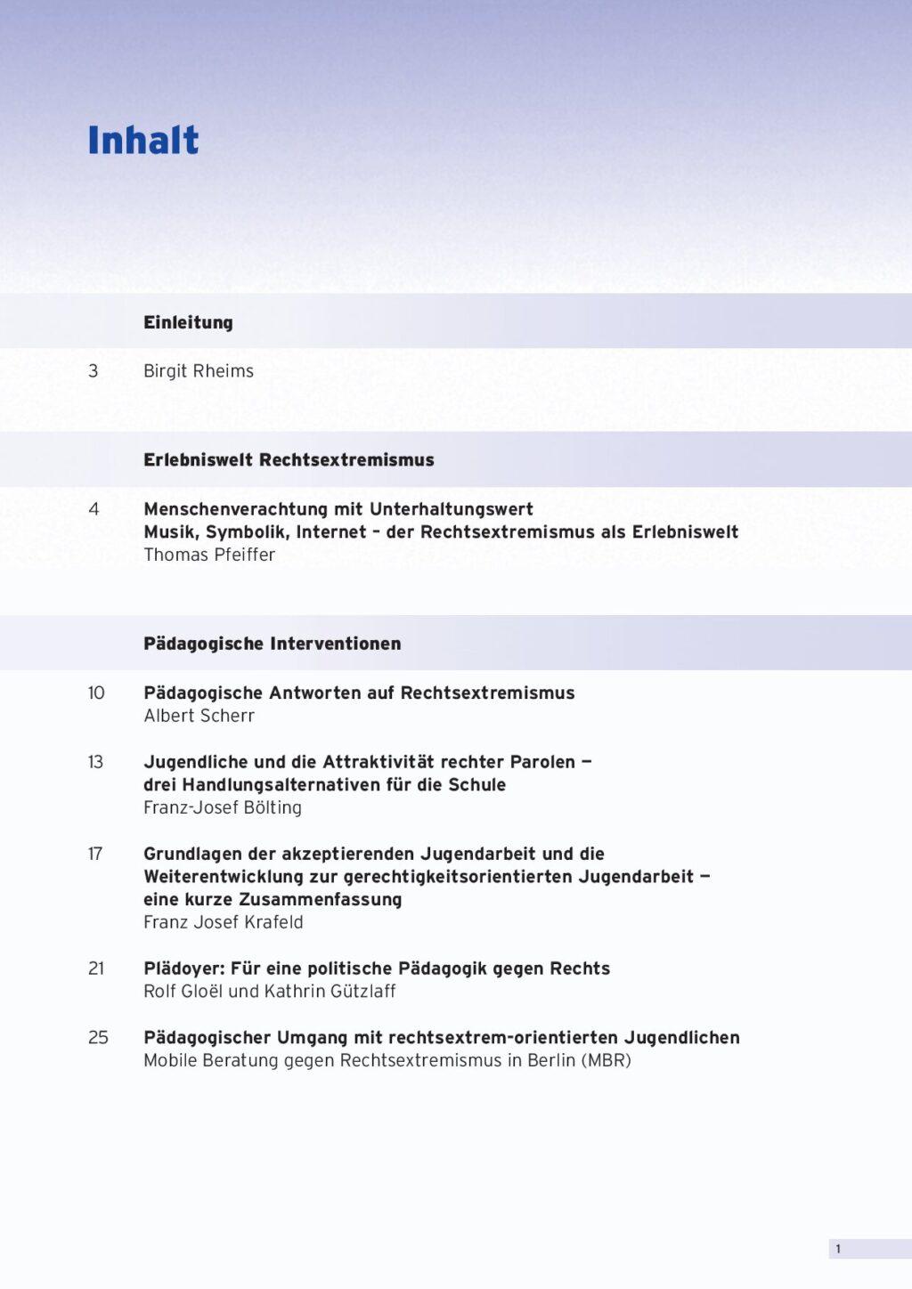 Cover von Wider das Vogel-Strauß-Prinzip. Zum Umgang mit rechtsextrem orientierten Jugendlichen