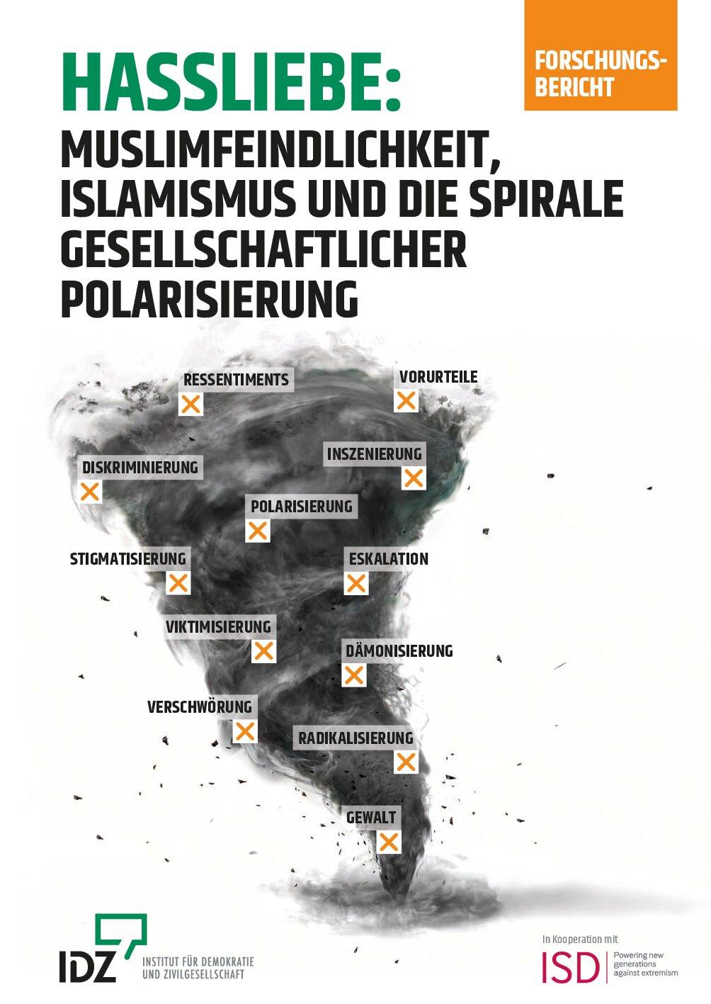 Cover von Hassliebe: Muslimfeindlichkeit, Islamismus und die Spirale gesellschaftlicher Polarisierung