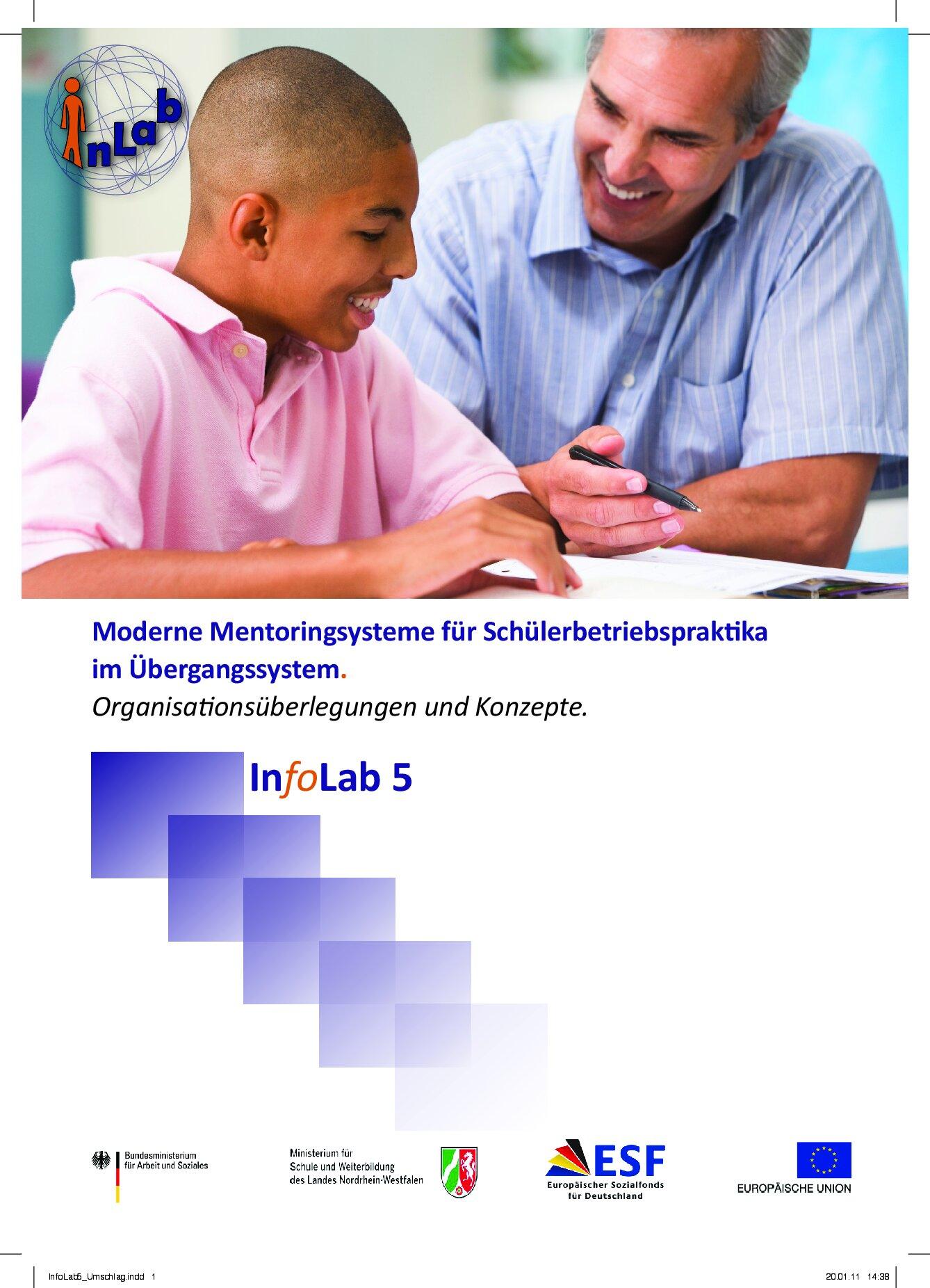 Cover von Moderne Mentoringsysteme für Schülerbetriebspraktika im Übergangssystem. Organisationsüberlegungen und Konzepte