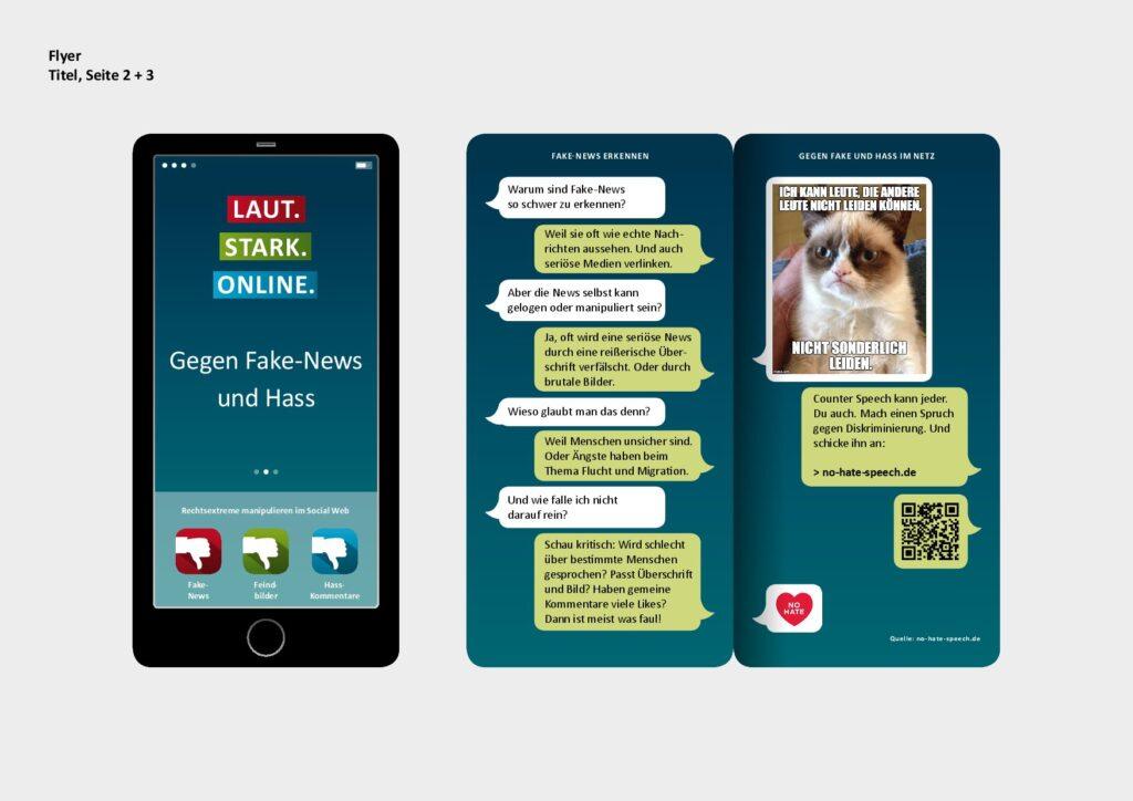 Cover von LAUT. STARK. ONLINE. Gegen Fake-News und Hass