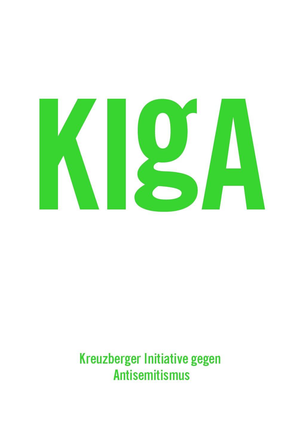 Cover von KIgA. Kreuzberger Initiative gegen Antisemitismus. Jubiläumsbroschüre