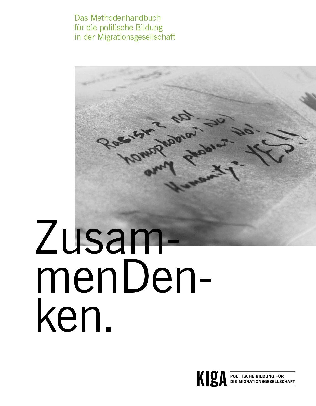 Cover von Zusammen Denken. Das Methodenhandbuch für die politische Bildung in der Migrationsgesellschaft